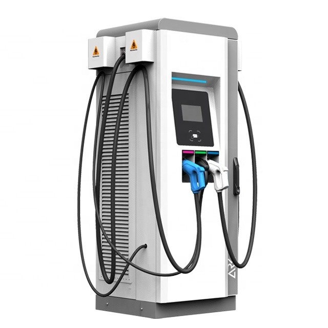 Metal Shell EV Smart Charger RFID OCPP CCS Chademo Type 2 Level 3 150kw
